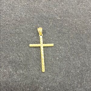 Gold Cross Pendant Necklace